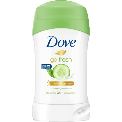 DESODORANTE DOVE GO FRESH CUCUMBER 40 GR