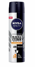 DESODORANTE NIVEA SPRAY BLACK & WHITE INVISIBLE ULTIMATE 150 ML
