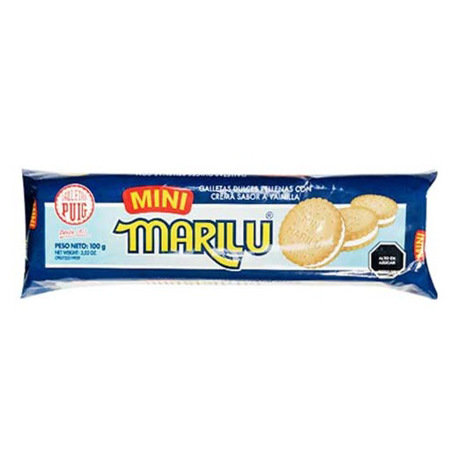 GALLETA PUIG MINI MARILU VAINILLA TUBO 100 GR