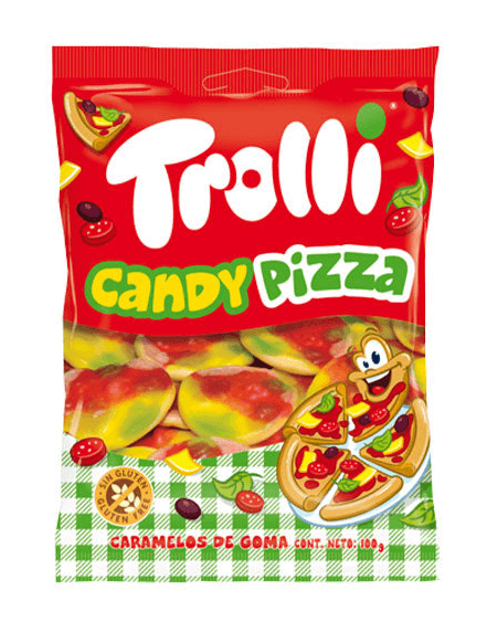 GOMITAS TROLLI CANDY PIZZA 100 GR