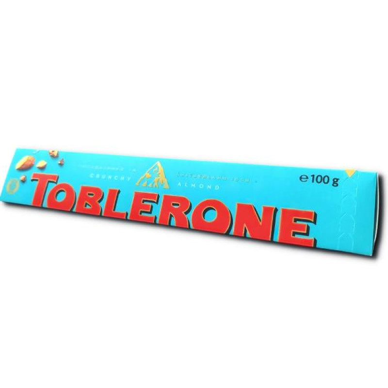 CHOCOLATE TOBLERONE CRUNCHY ALMOND 100GR