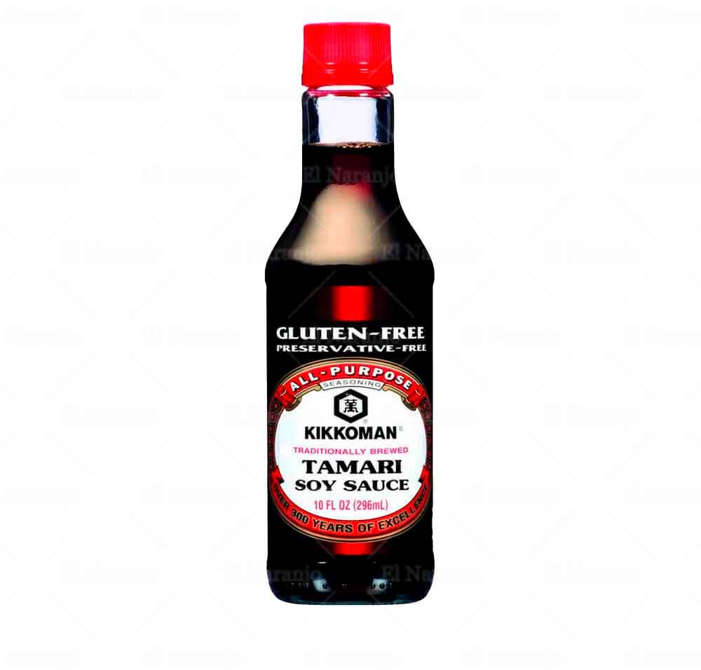 SALSA TAMARI SOY SAUCE KIKKOMAN GLUTEN FREE 296 ML