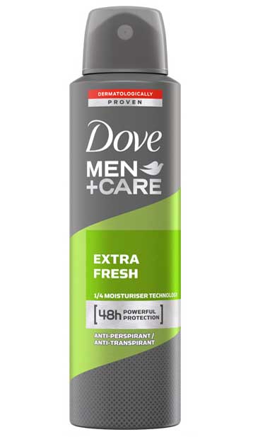 DESODORANTE DOVE MEN EN SPRAY EXTRA FRESH 150 ML