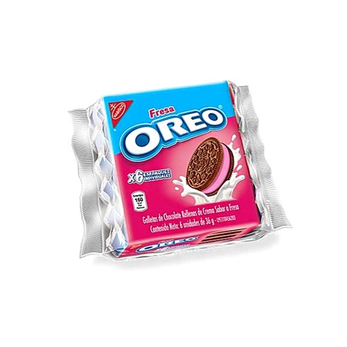GALLETA NABISCO OREO FRESA 6 EMPAQUE 168 GR