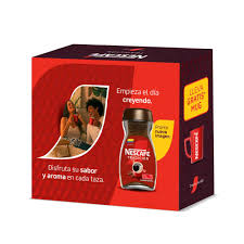 CAFÉ INSTANTÁNEO NESCAFE 170 GR CON TAZA ROJA 170 GR