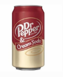 BEBIDA DR PEPPER & CREAM SODA 355 ML