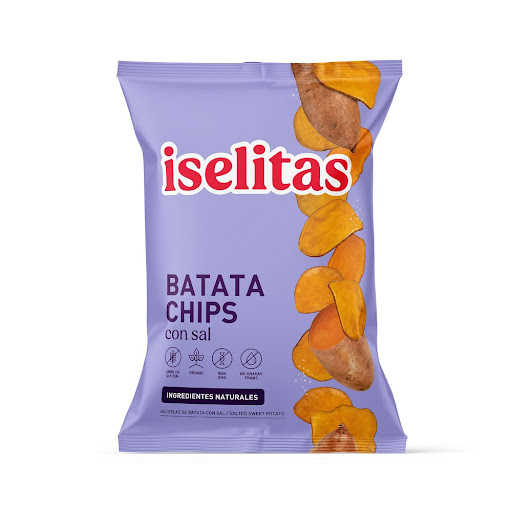 ISELITAS BATATA CHIPS CON SAL 160 GR