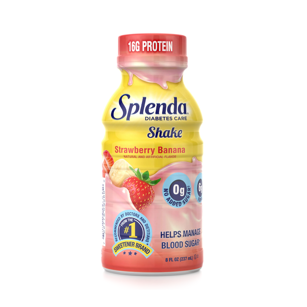 EDULCORANTE SPLENDA DIABETES CARE STRAWBERRY BANANA 237 ML