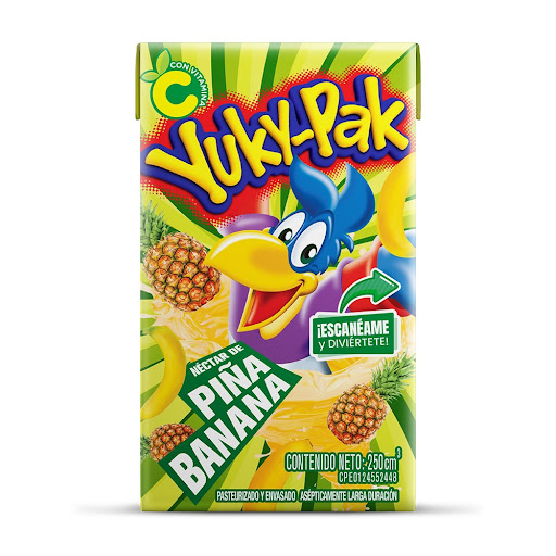 JUGO YUKY-PACK PINA BANANA 250 ML