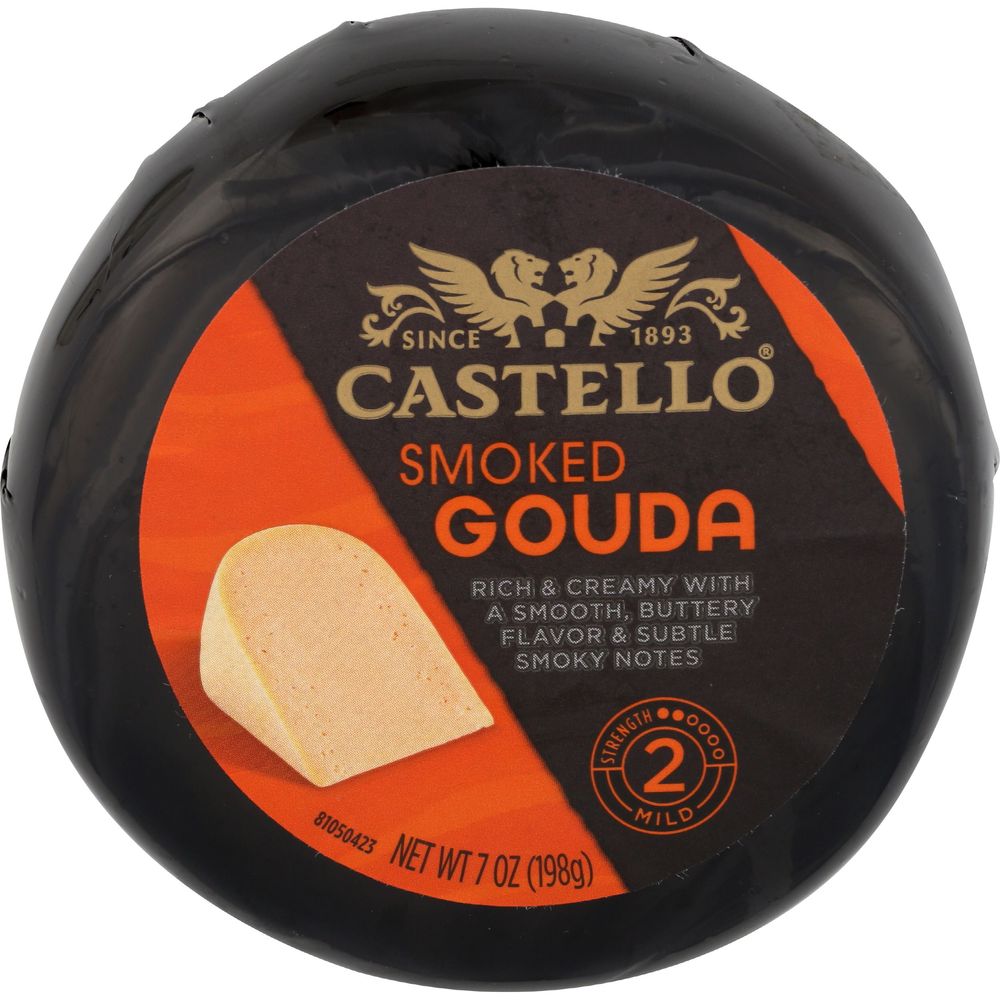 QUESO CASTELLO SMOKED GOUDA CHEESE 198 GR