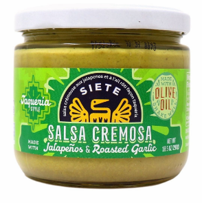 SALSA MILD SIETE CREMOSA JALAPEÑOS 298 GR