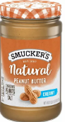 CREMA PARA UNTAR SMUCKERS NATURAL PEANUT BUTTER 454 GR