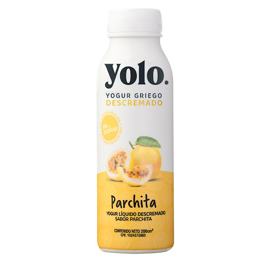 YOGUR GRIEGO LIQUIDO PARCHITA YOLO 200 ML