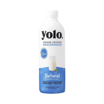 YOGUR GRIEGO LIQUIDO NATURAL YOLO 750 ML