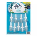 AROMATIZANTE GLADE TRANQUIL AQUA WAVES 9 REFILLS.