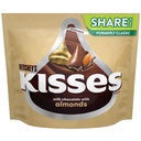 CHOCOLATE HERSHEY´S KISSES MILK CHOCOLATE WHIT ALMONDS 283G