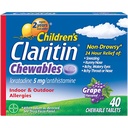 ANTIALERGICO CLARITIN CHILDRENS CHEWABLES 40 TABLETAS