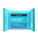 TOALLITAS FACIALES NEUTROGENA HYDRO BOOST CLEANSING 25 UNDS