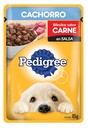 ALIMENTO PARA PERROS PEDIGREE SACHET CACHORRO CARNE EN SALSA 85 GR