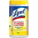 TOALLAS DESINFECTANTES LYSOL 72 WIPES LEMON 510 GR