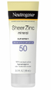 PROTECTOR SOLAR NEUTROGENA SHEER ZINC MINERAL 50 88 ML